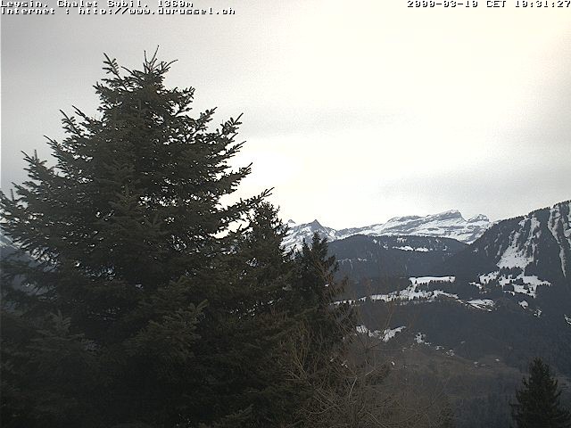 Archiv Foto Webcam Chalet Sybil (1360m), Leysin