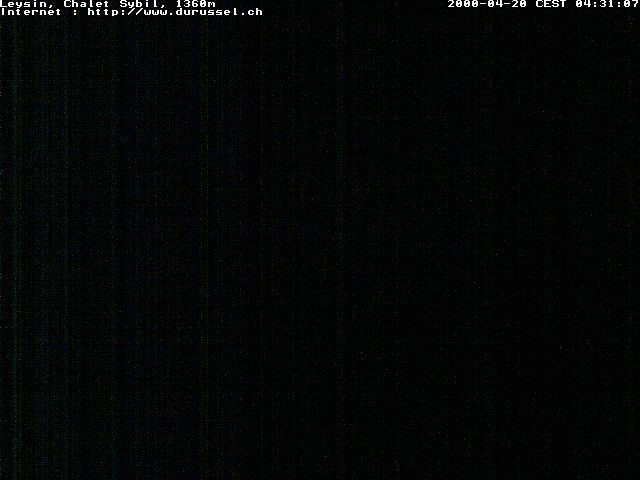 Archiv Foto Webcam Chalet Sybil (1360m), Leysin