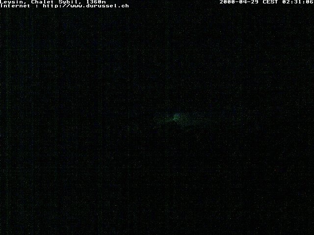 Archiv Foto Webcam Chalet Sybil (1360m), Leysin