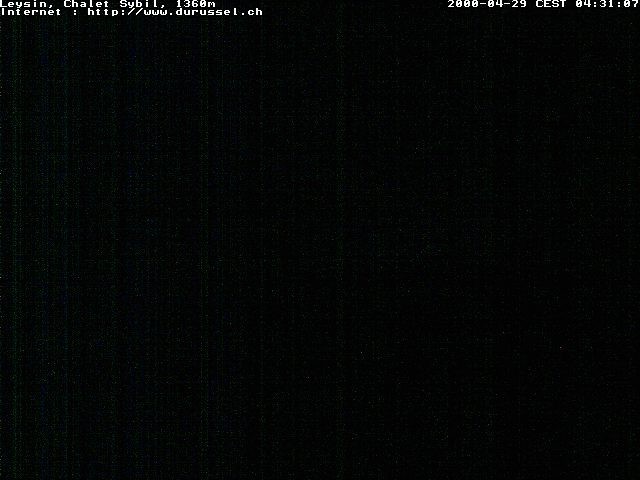 Archiv Foto Webcam Chalet Sybil (1360m), Leysin