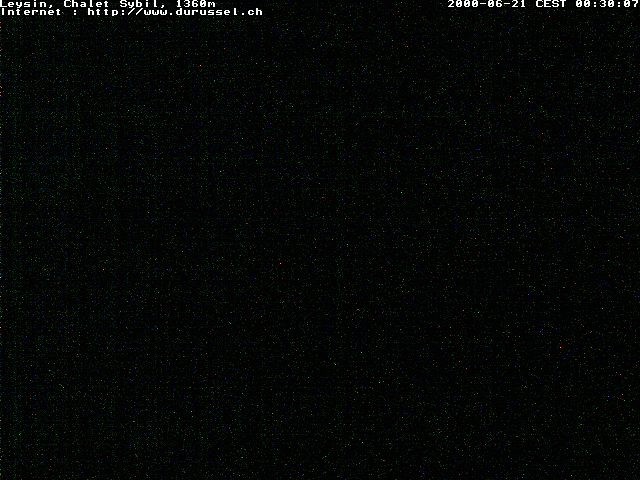 Archiv Foto Webcam Chalet Sybil (1360m), Leysin