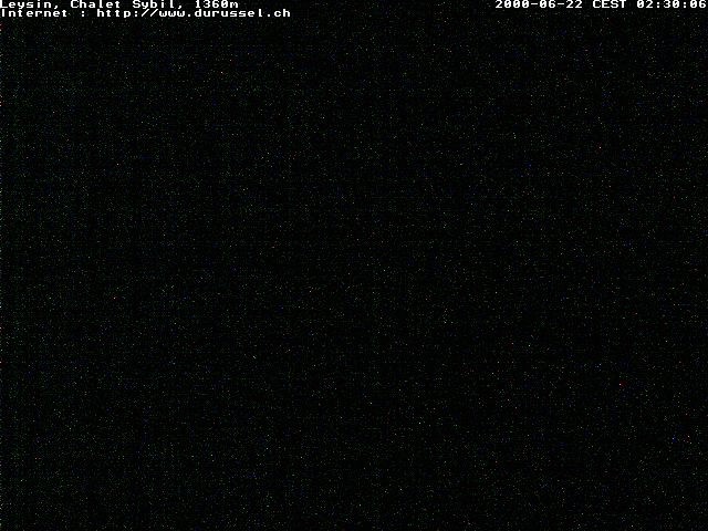 Archiv Foto Webcam Chalet Sybil (1360m), Leysin