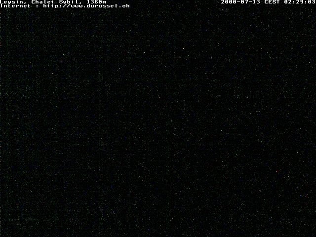 Archiv Foto Webcam Chalet Sybil (1360m), Leysin