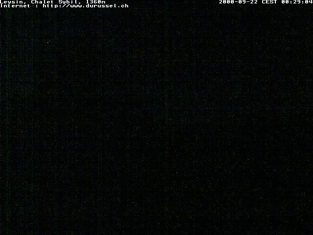 Archiv Foto Webcam Chalet Sybil (1360m), Leysin