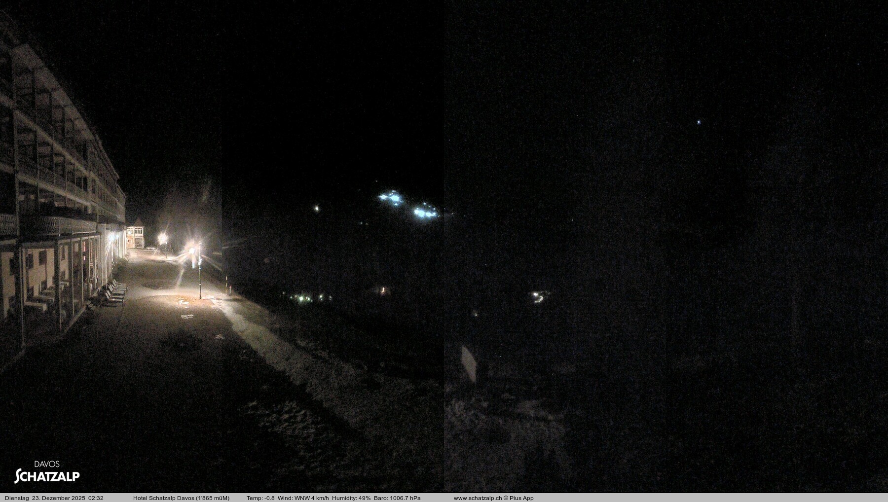 Archiv Foto Webcam Hotel Schatzalp, Davos