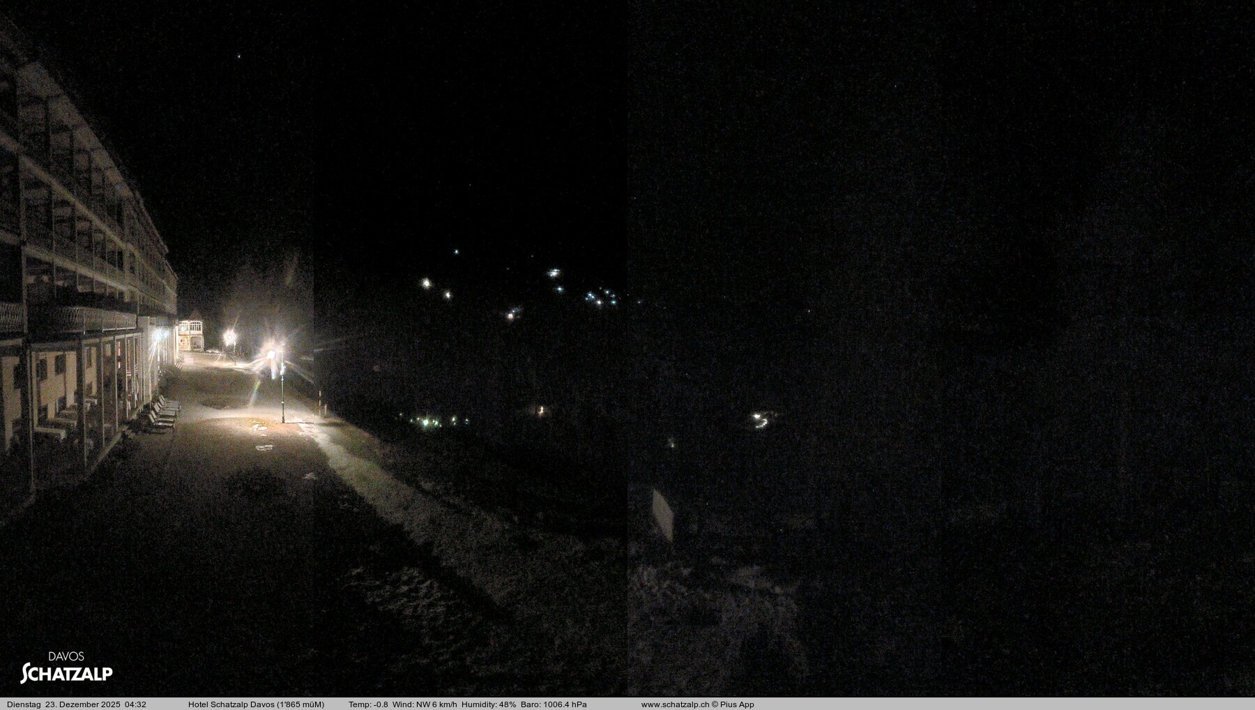 Archiv Foto Webcam Hotel Schatzalp, Davos