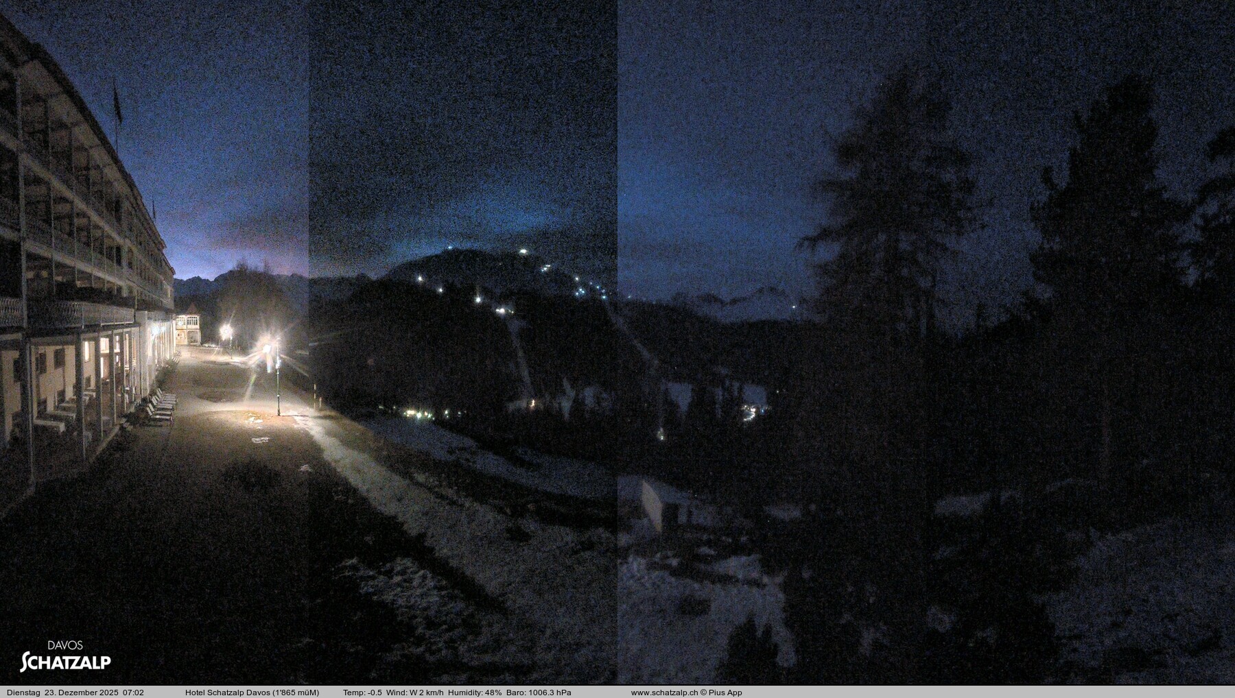 Archiv Foto Webcam Hotel Schatzalp, Davos