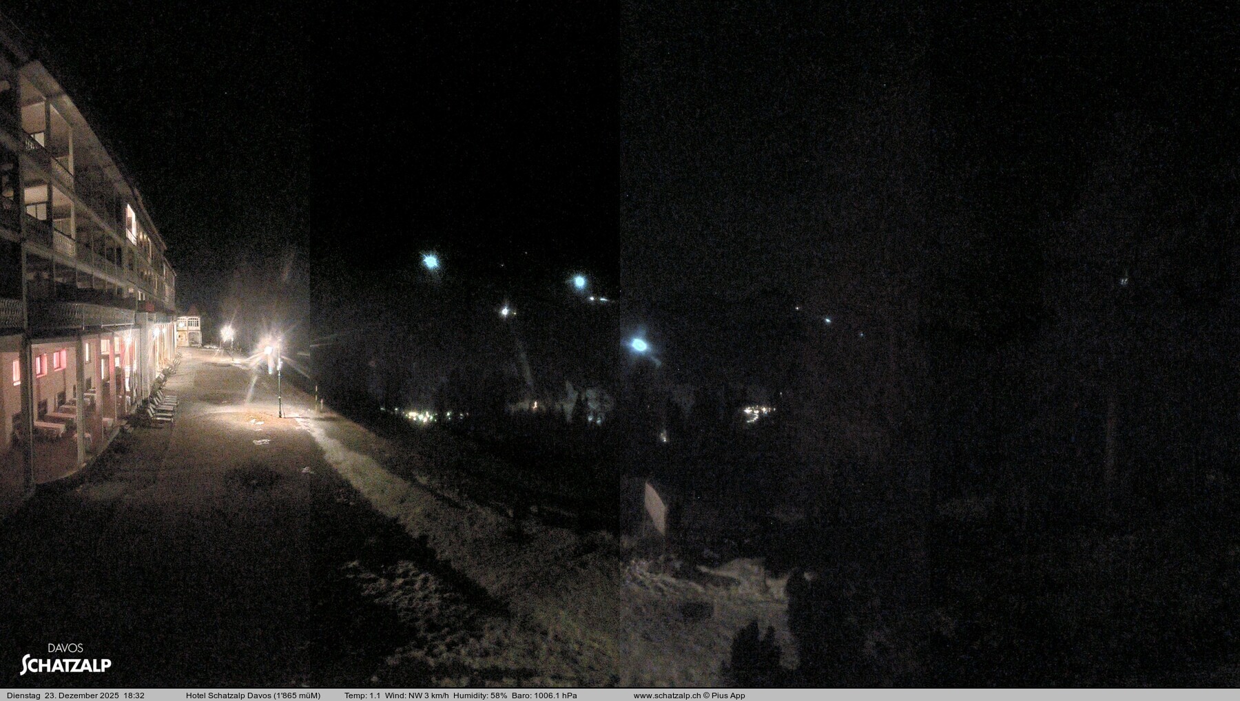 Archiv Foto Webcam Hotel Schatzalp, Davos