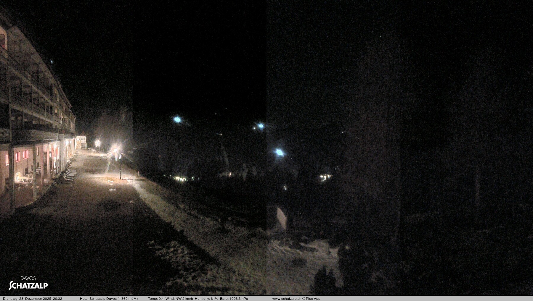 Archiv Foto Webcam Hotel Schatzalp, Davos