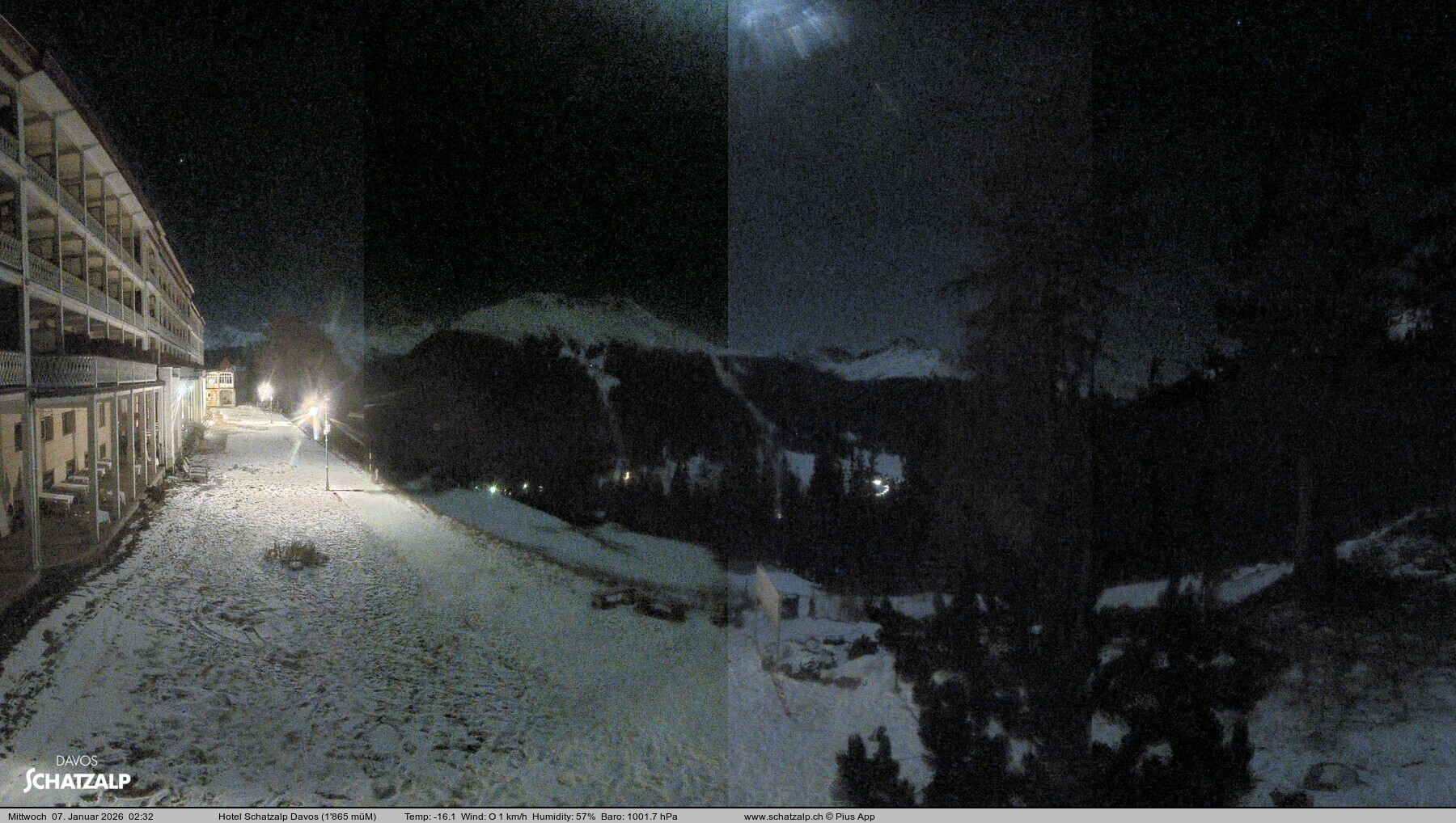 Archiv Foto Webcam Hotel Schatzalp, Davos