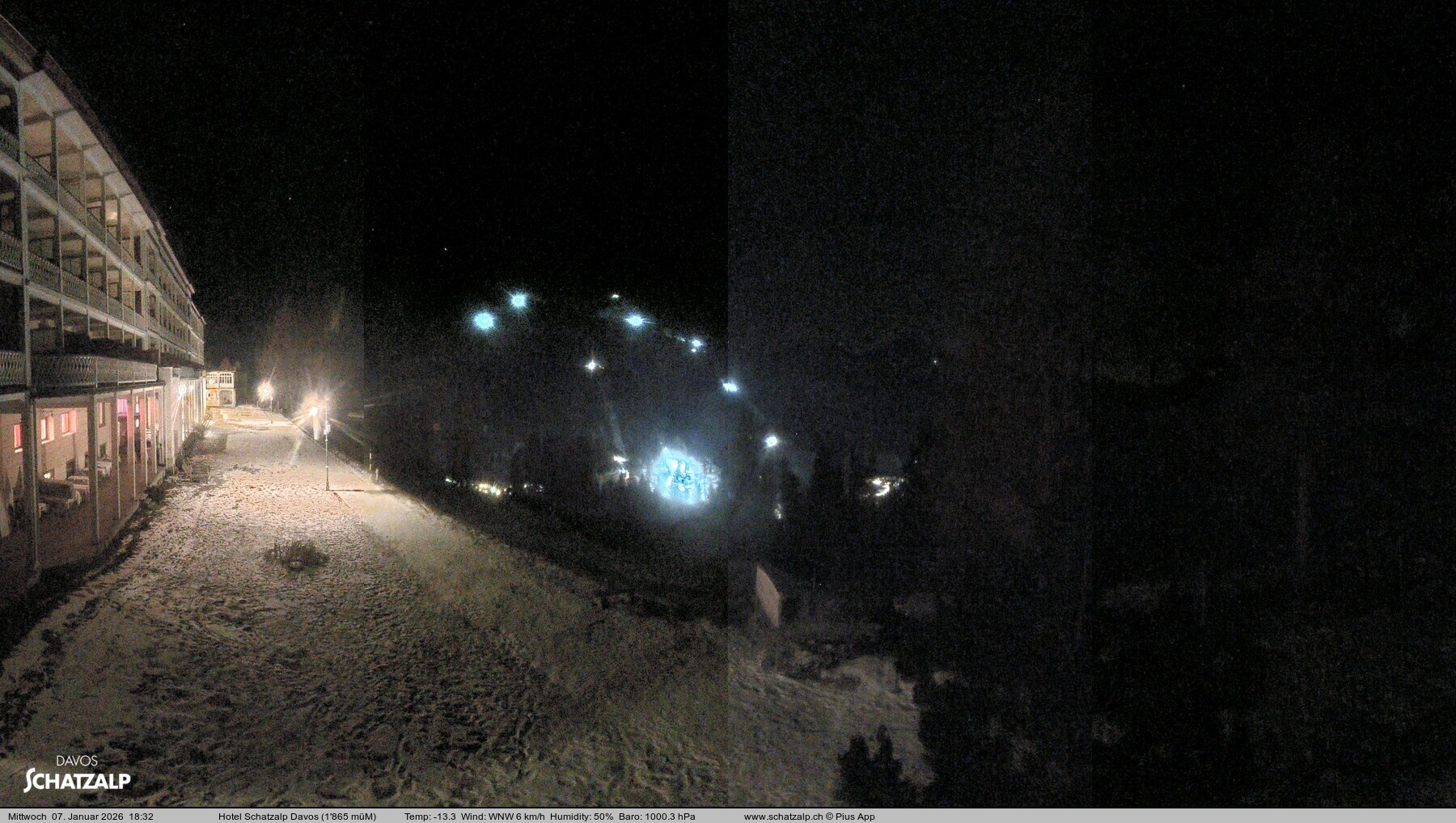 Archiv Foto Webcam Hotel Schatzalp, Davos