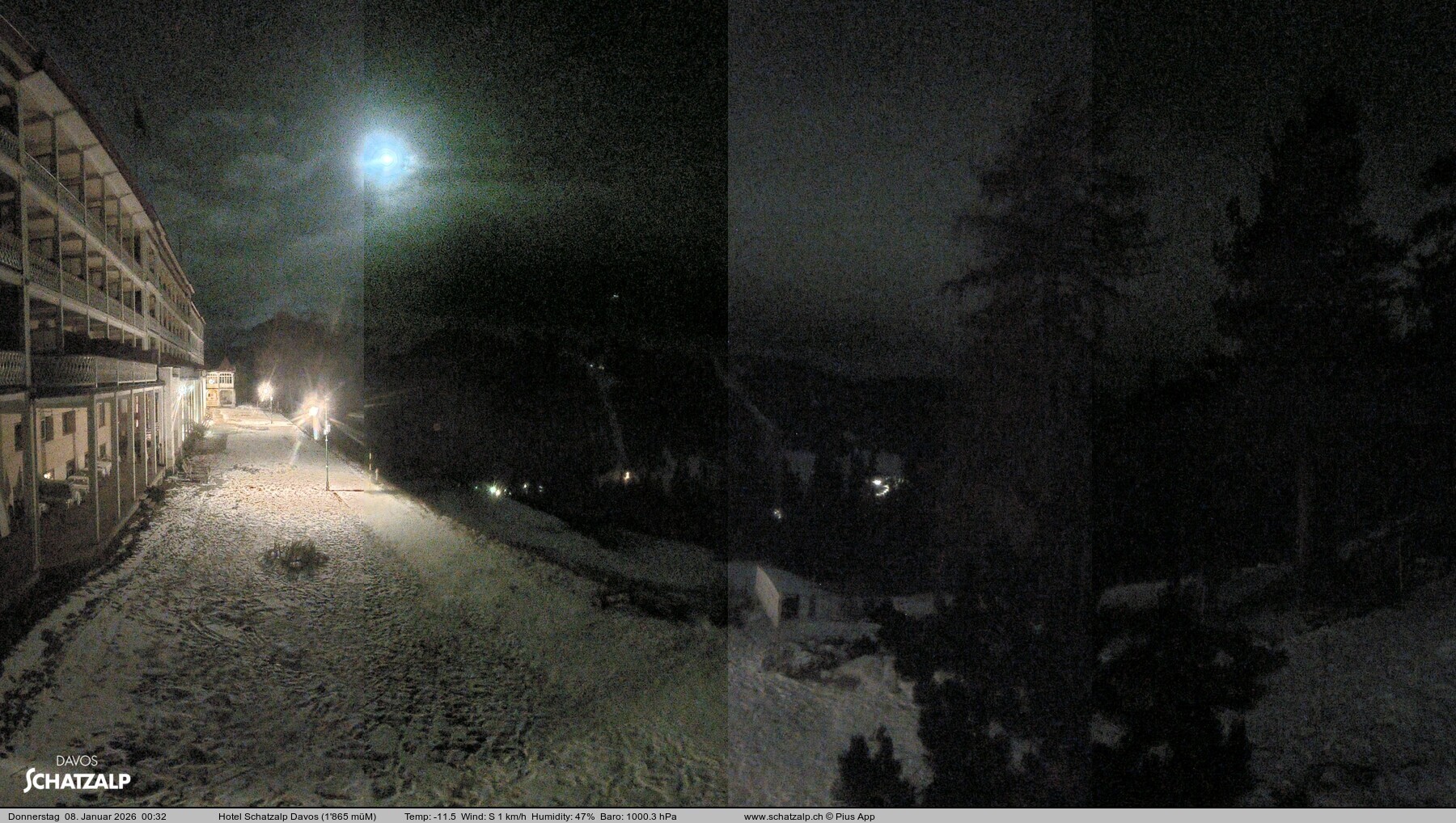 Archiv Foto Webcam Hotel Schatzalp, Davos