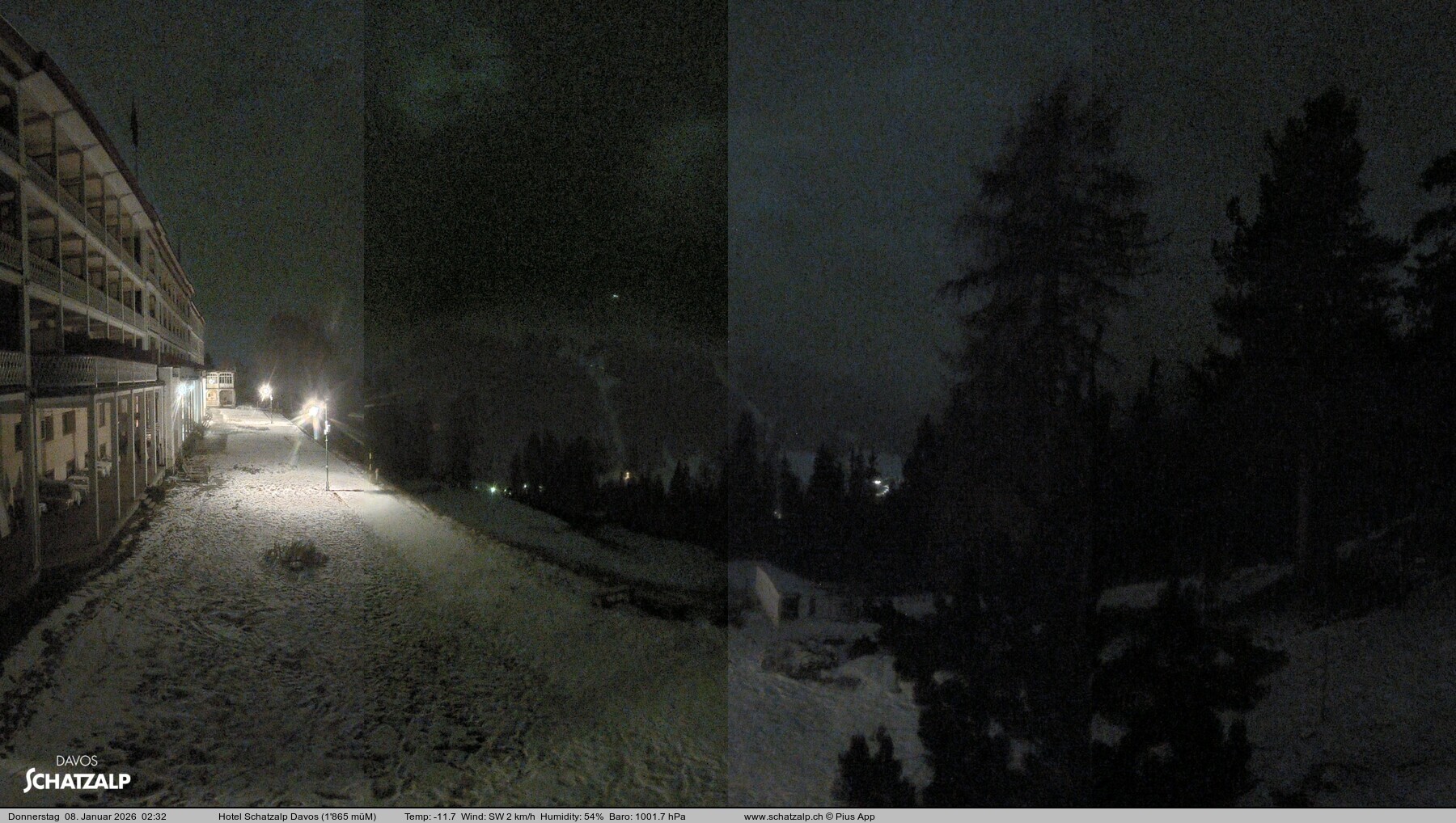 Archiv Foto Webcam Hotel Schatzalp, Davos