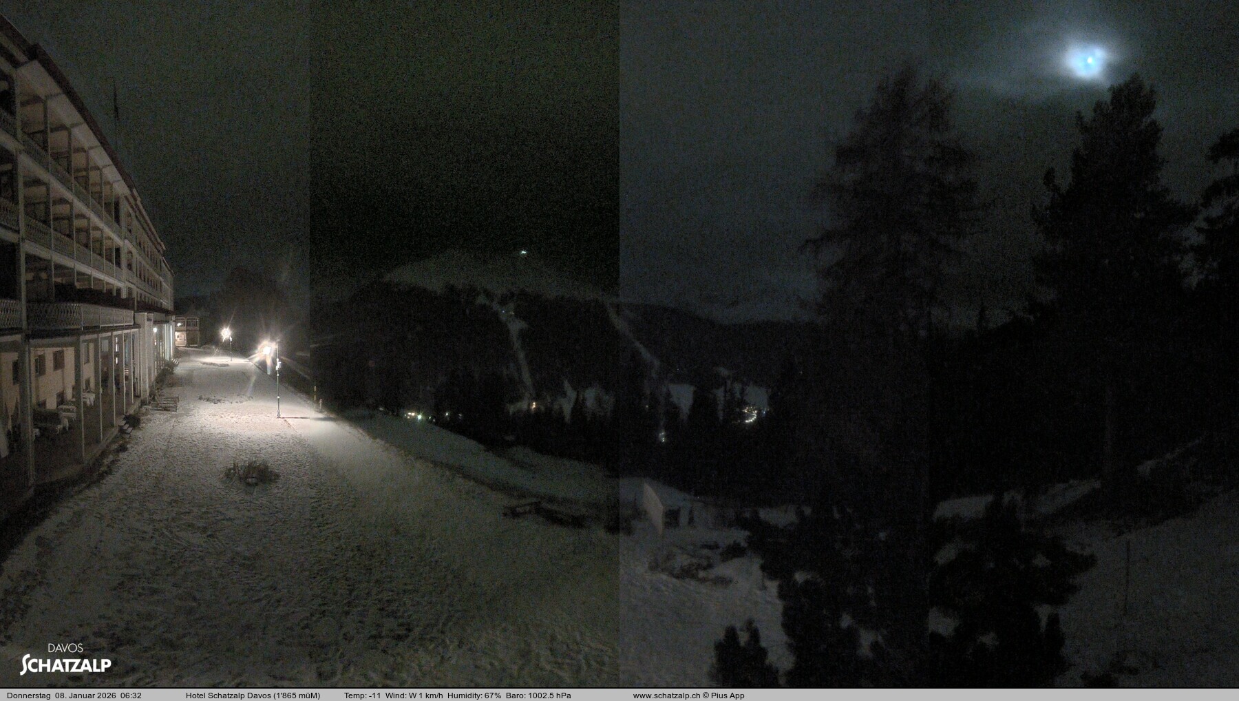 Archiv Foto Webcam Hotel Schatzalp, Davos