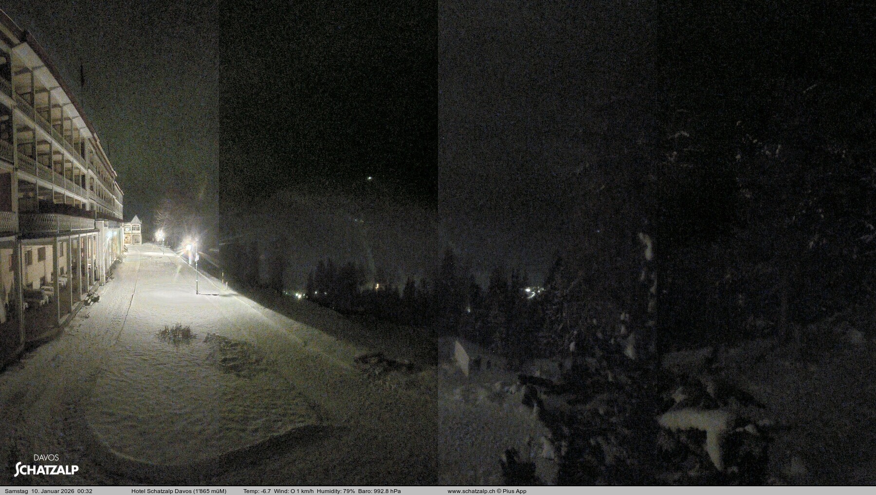 Archiv Foto Webcam Hotel Schatzalp, Davos