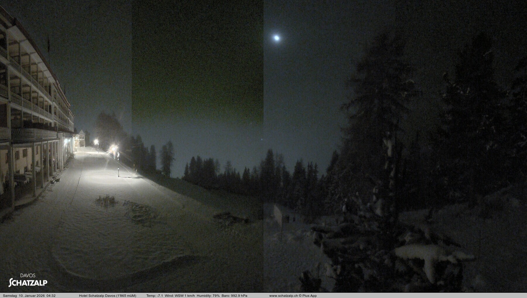 Archiv Foto Webcam Hotel Schatzalp, Davos