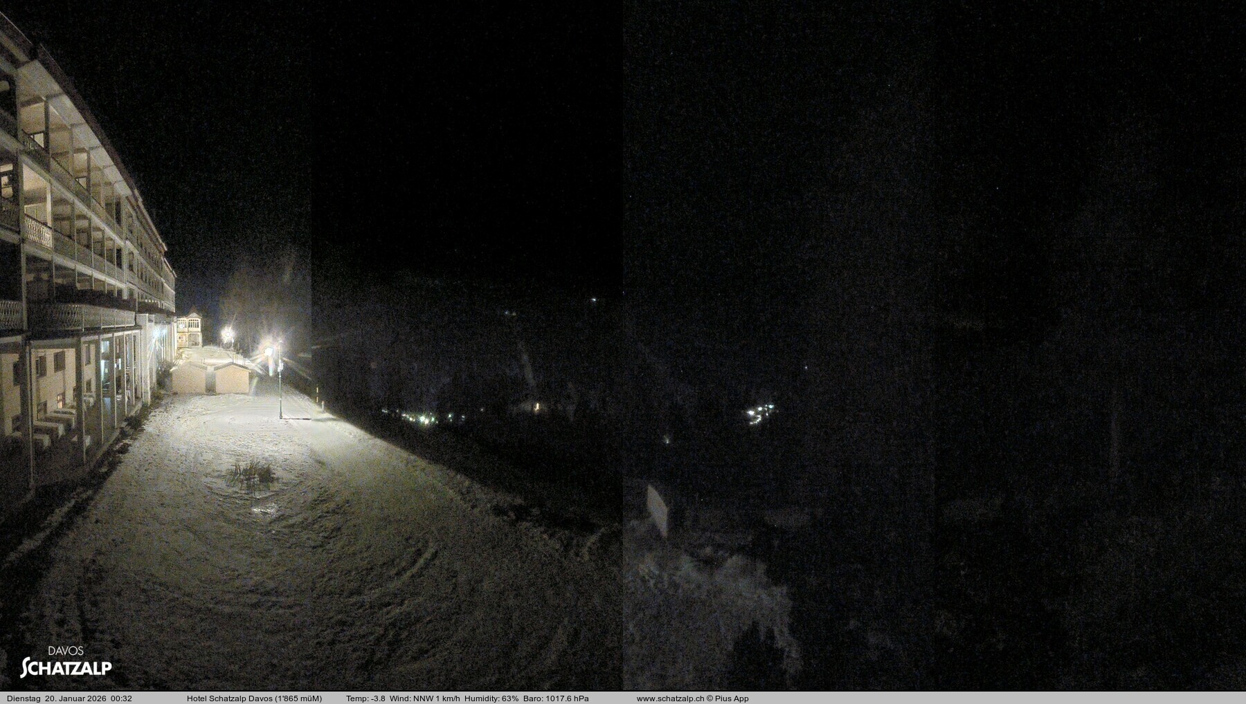 Archiv Foto Webcam Hotel Schatzalp, Davos