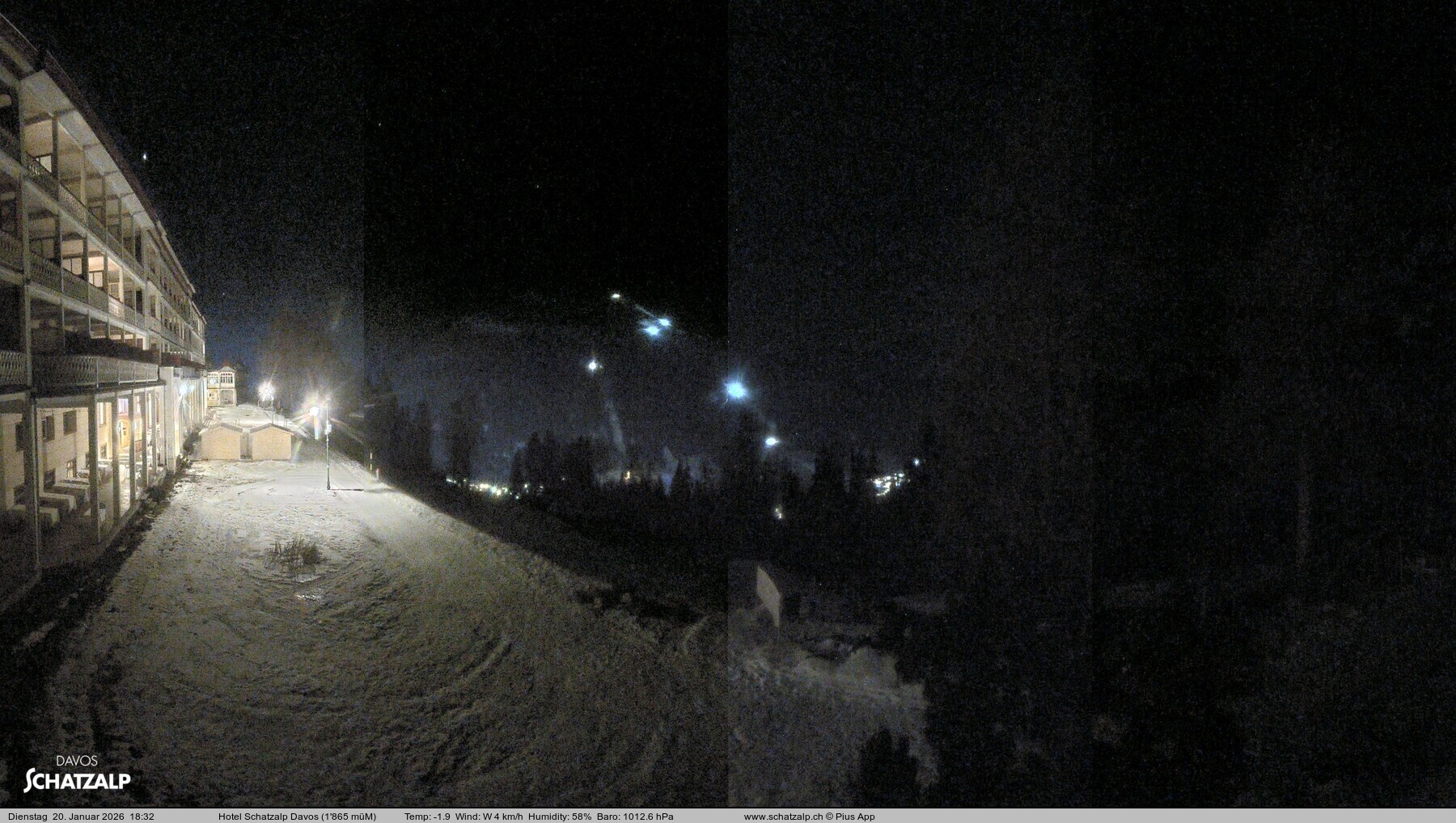 Archiv Foto Webcam Hotel Schatzalp, Davos