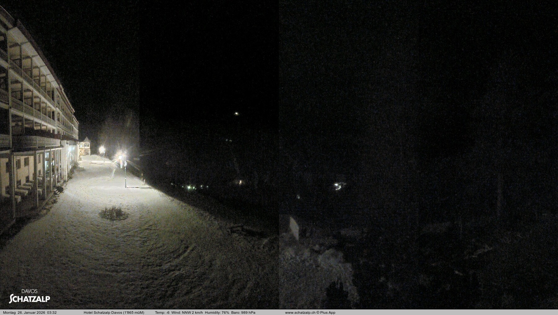 Archiv Foto Webcam Hotel Schatzalp, Davos