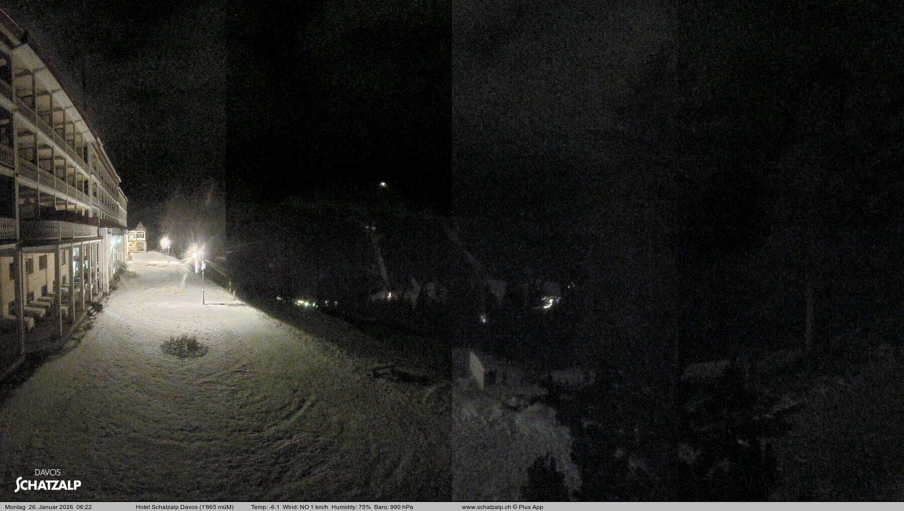 Archiv Foto Webcam Hotel Schatzalp, Davos