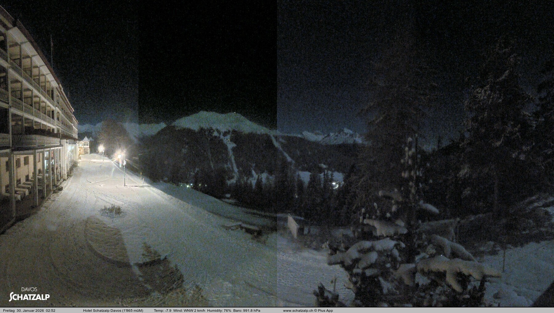 Archiv Foto Webcam Hotel Schatzalp, Davos