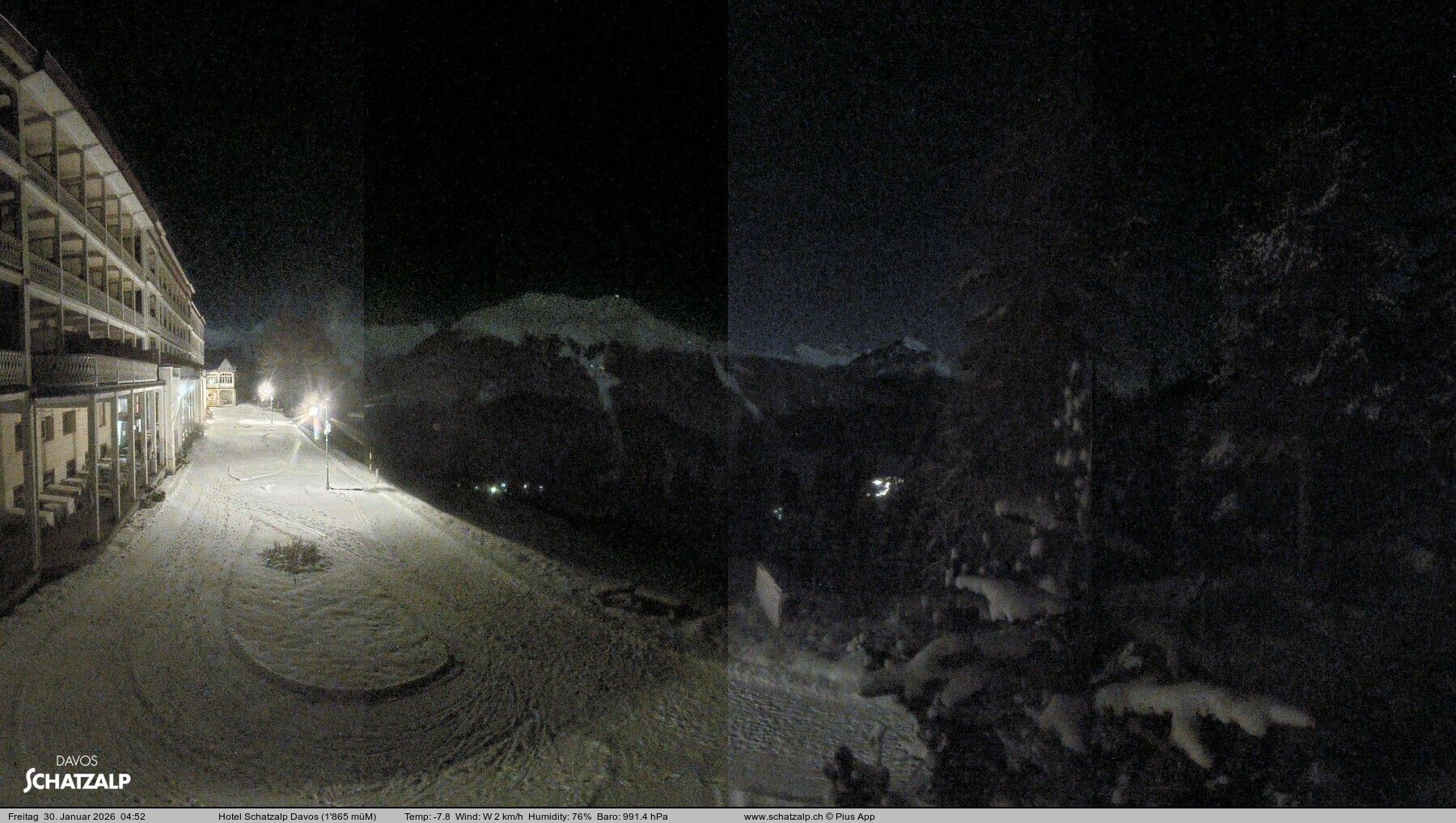 Archiv Foto Webcam Hotel Schatzalp, Davos