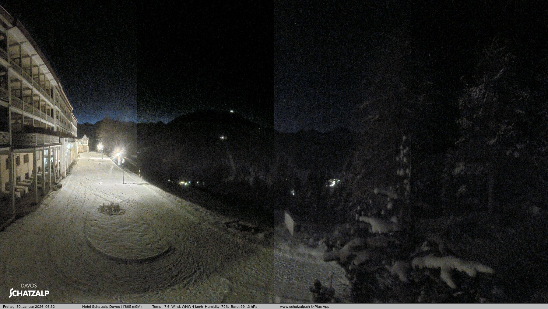 Archiv Foto Webcam Hotel Schatzalp, Davos