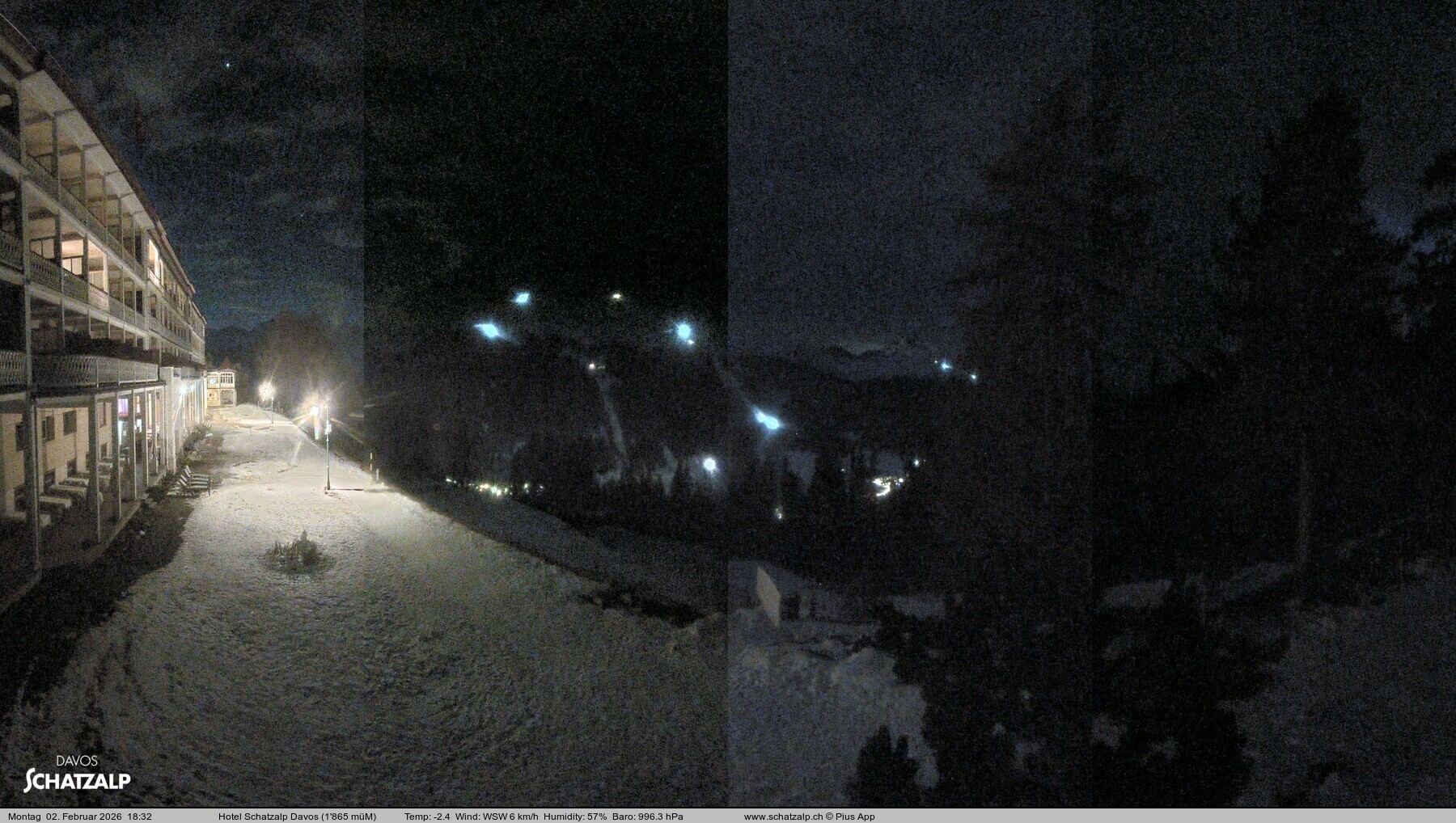 Archiv Foto Webcam Hotel Schatzalp, Davos