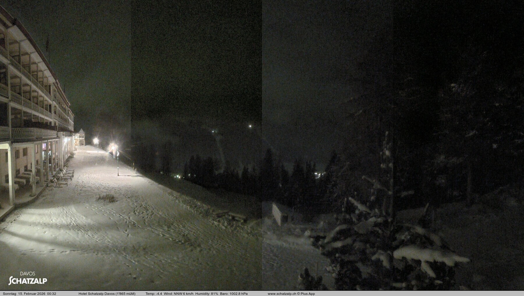 Archiv Foto Webcam Hotel Schatzalp, Davos