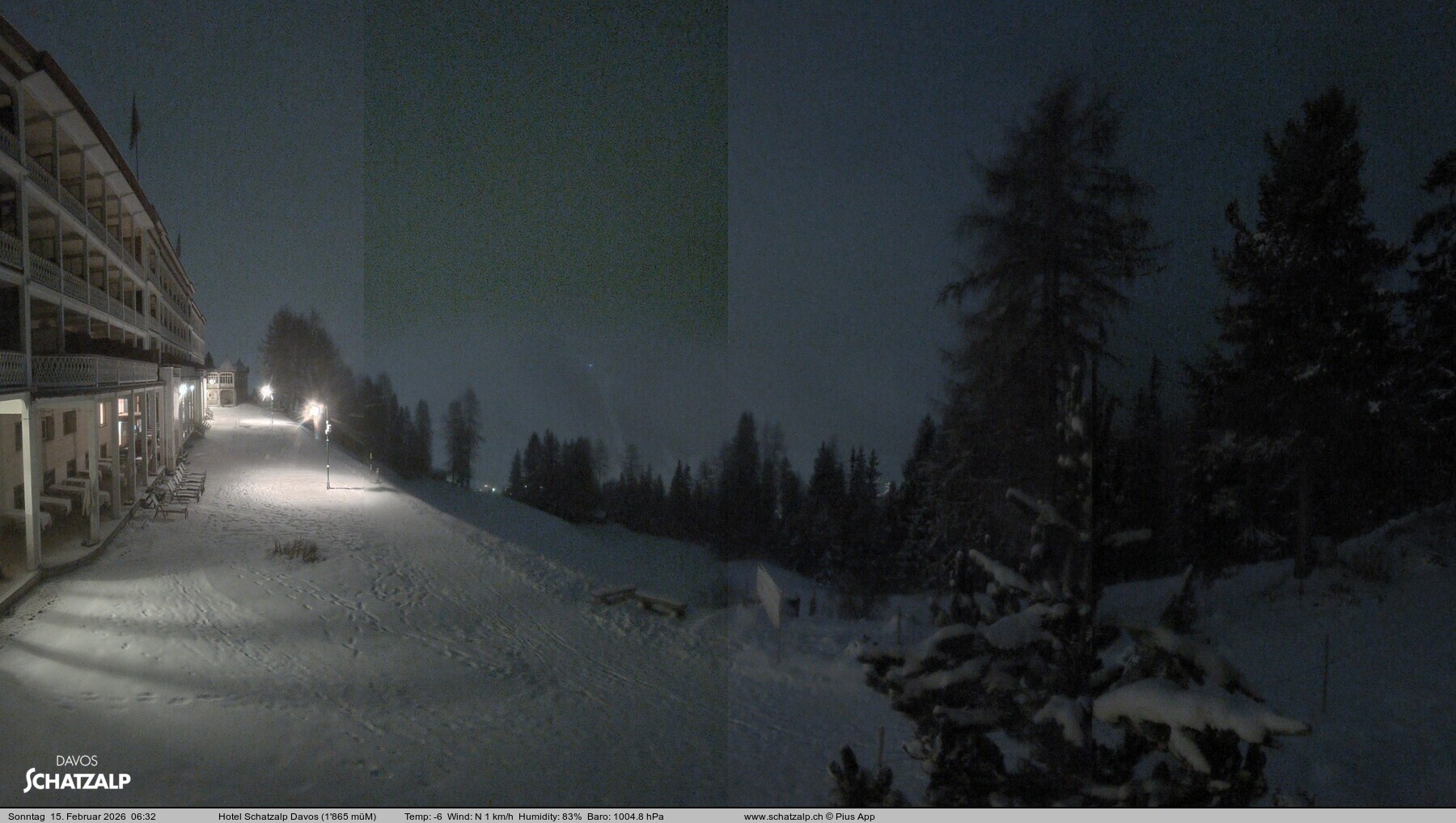 Archiv Foto Webcam Hotel Schatzalp, Davos