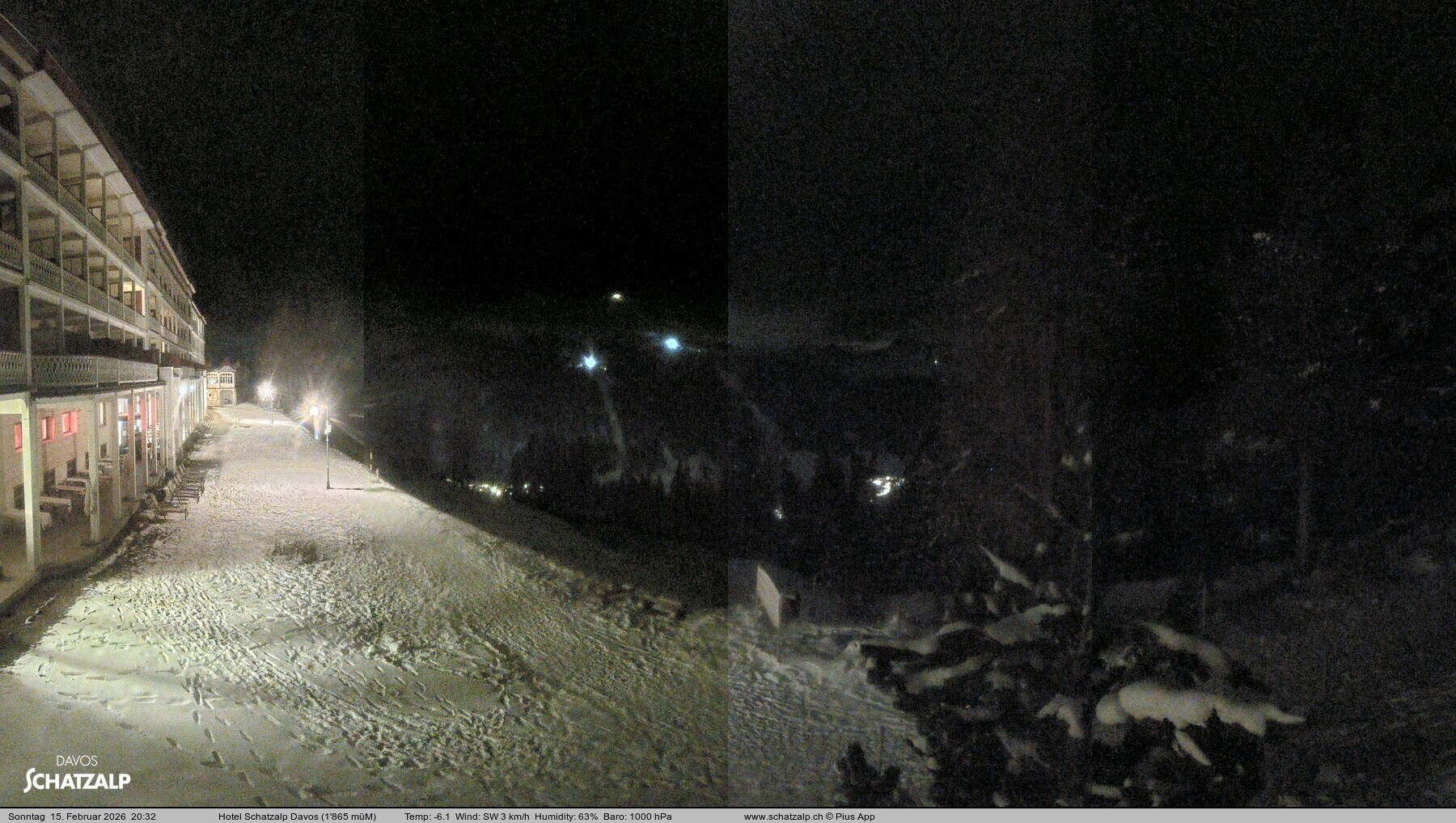 Archiv Foto Webcam Hotel Schatzalp, Davos