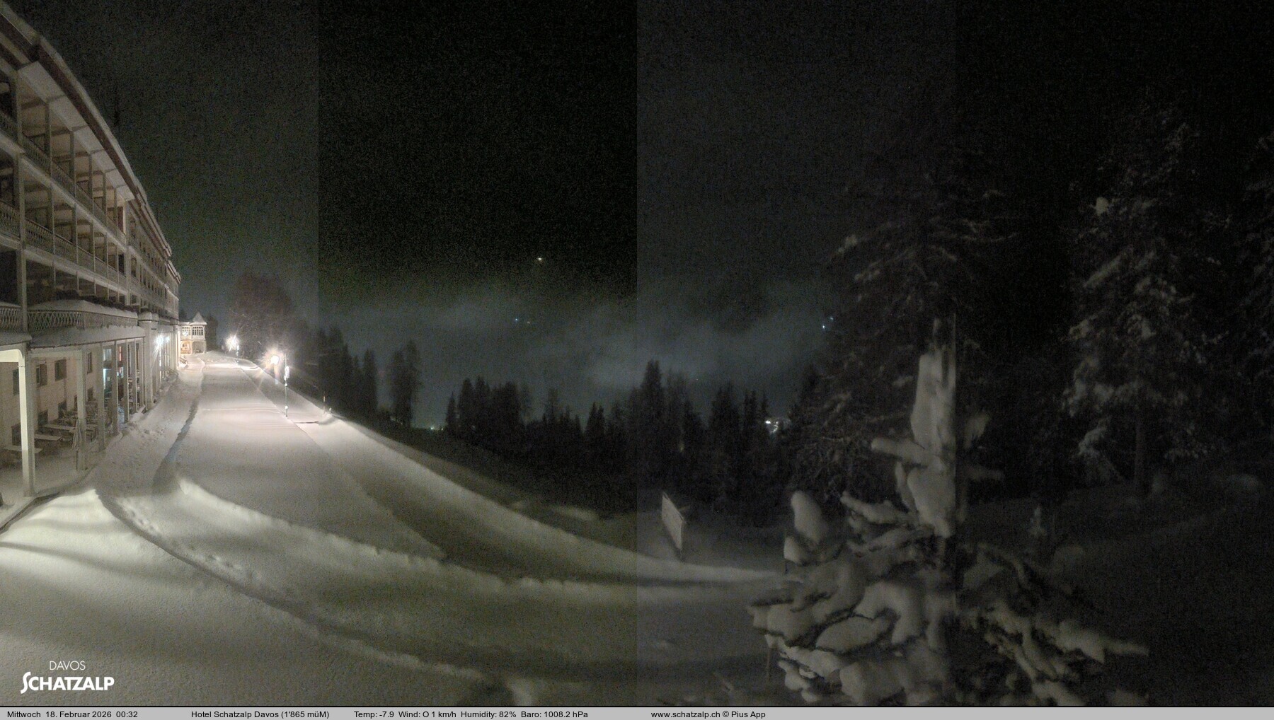 Archiv Foto Webcam Hotel Schatzalp, Davos