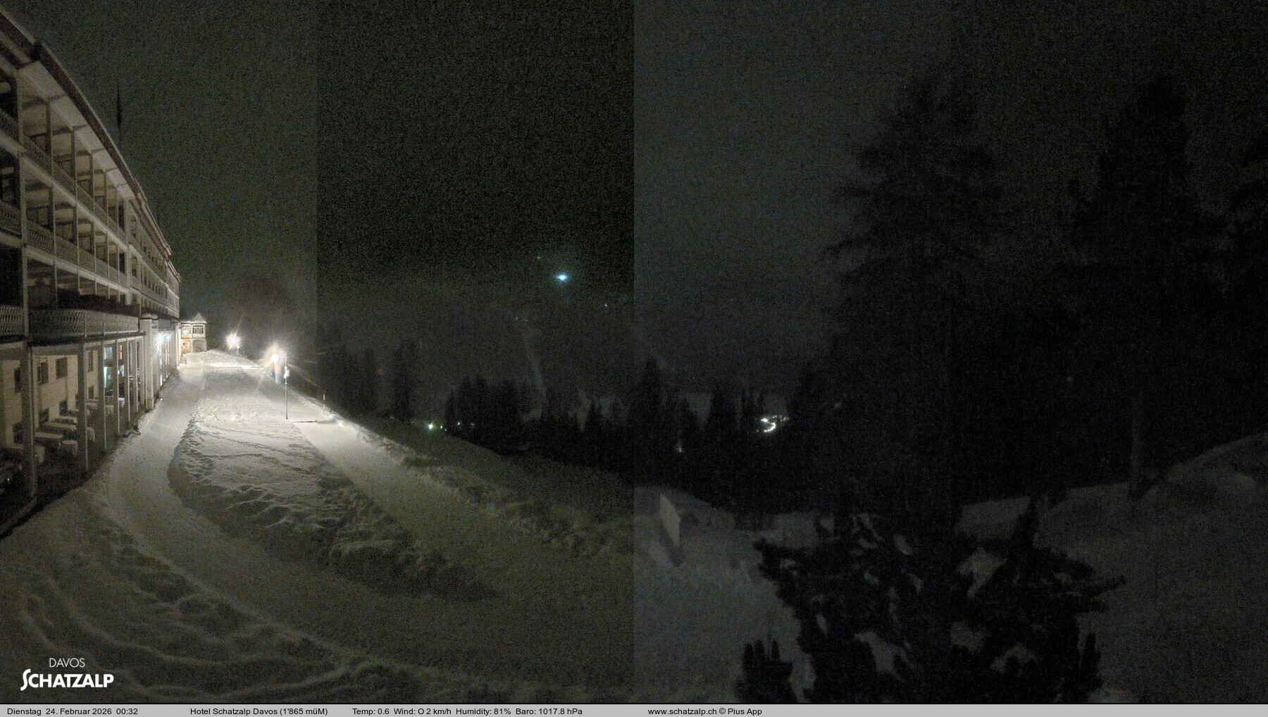 Archiv Foto Webcam Hotel Schatzalp, Davos