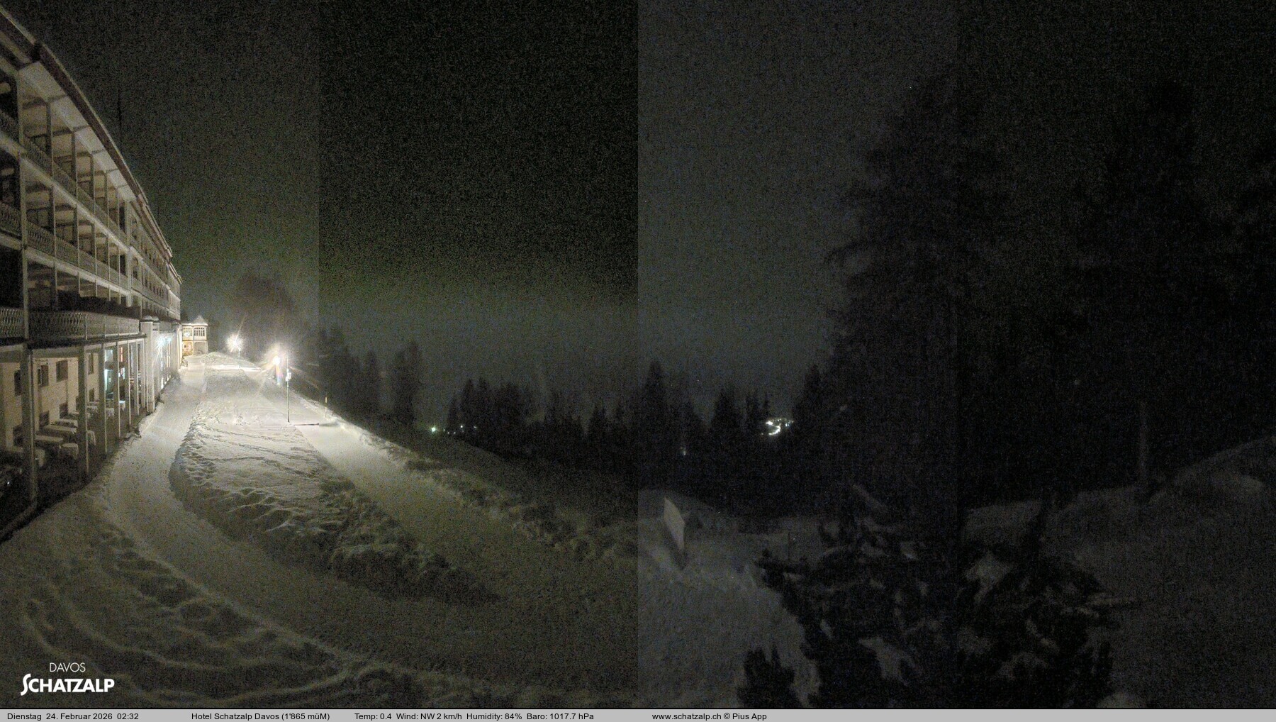 Archiv Foto Webcam Hotel Schatzalp, Davos