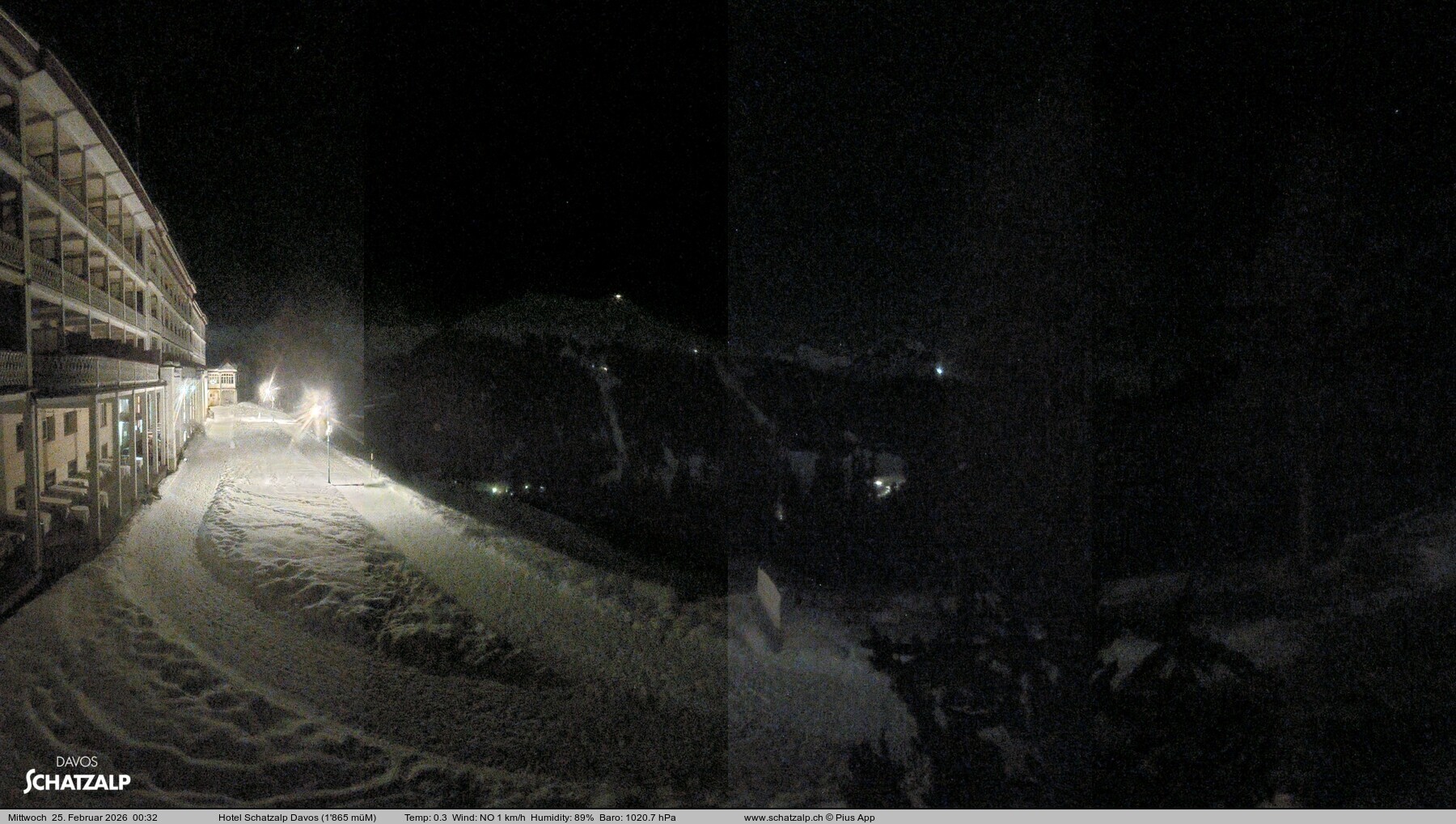 Archiv Foto Webcam Hotel Schatzalp, Davos