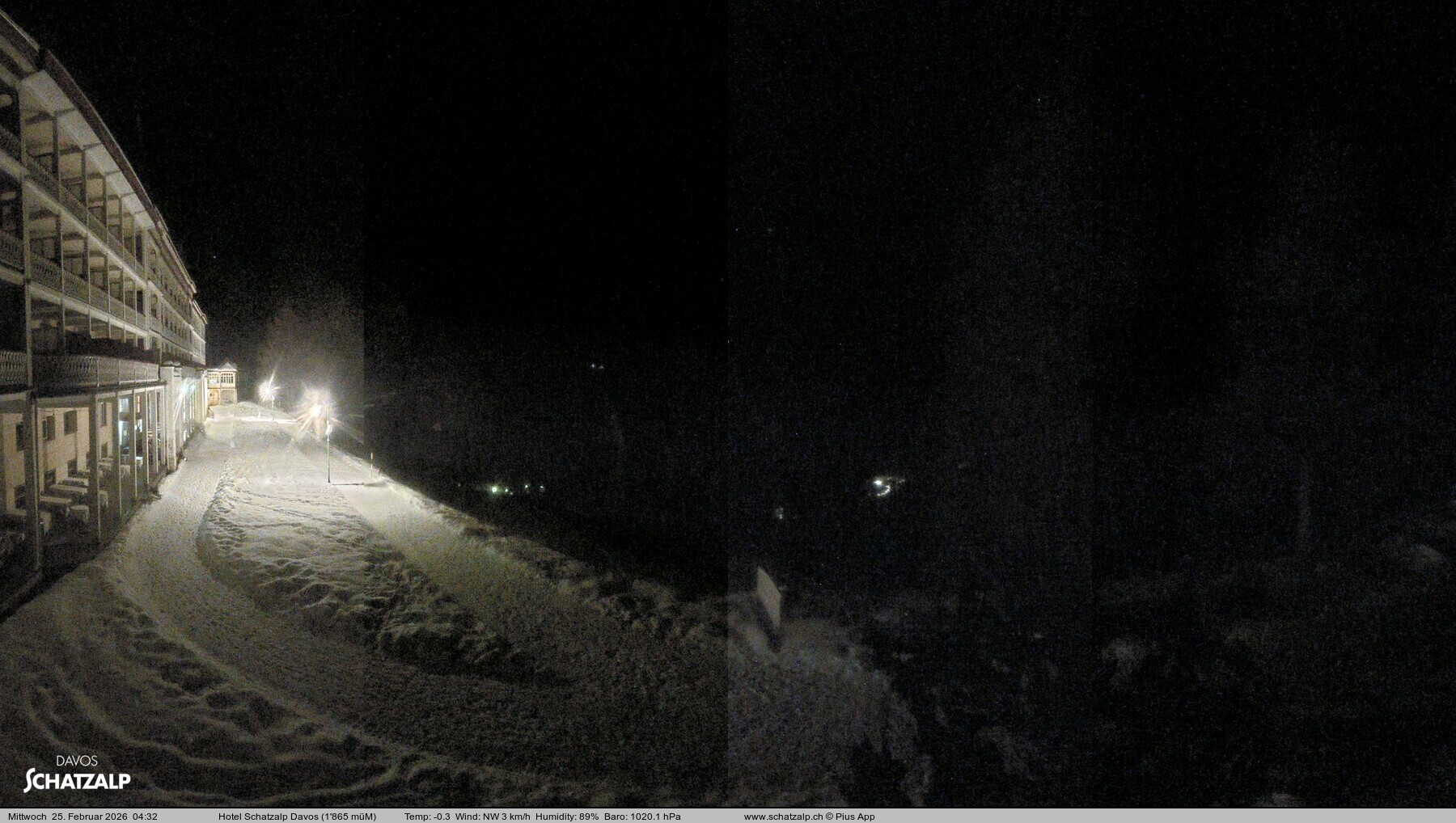 Archiv Foto Webcam Hotel Schatzalp, Davos