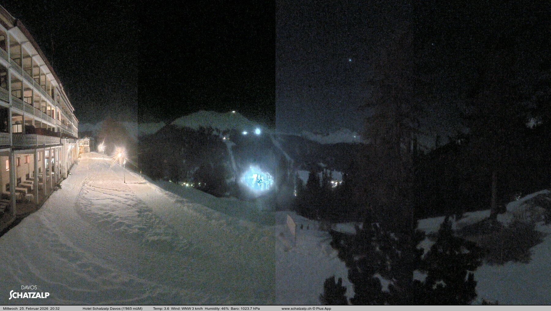 Archiv Foto Webcam Hotel Schatzalp, Davos