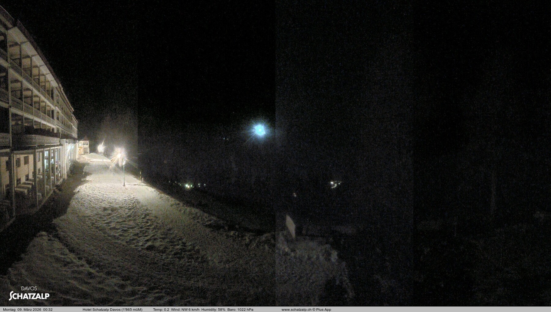 Archiv Foto Webcam Hotel Schatzalp, Davos