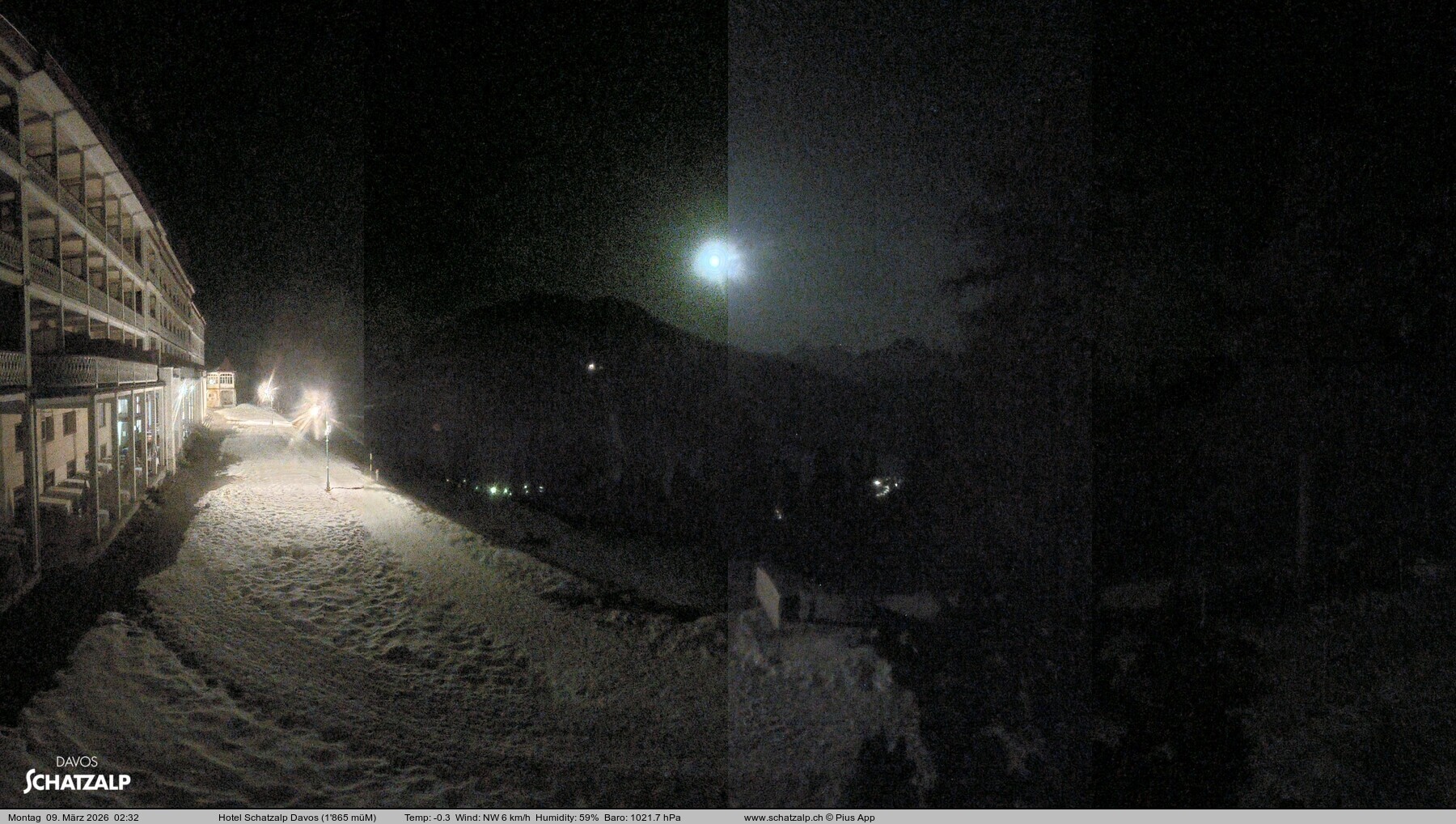 Archiv Foto Webcam Hotel Schatzalp, Davos