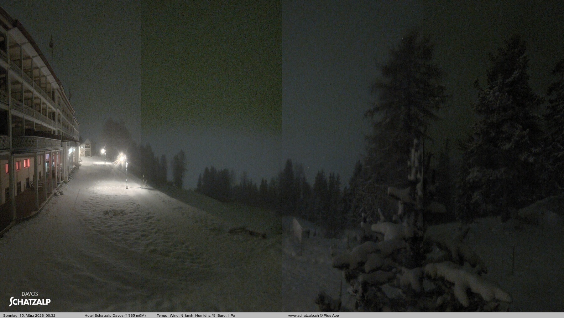 Archiv Foto Webcam Hotel Schatzalp, Davos