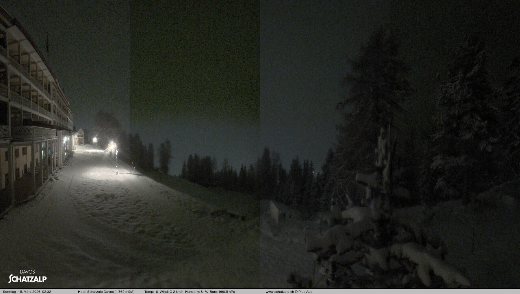 Archiv Foto Webcam Hotel Schatzalp, Davos