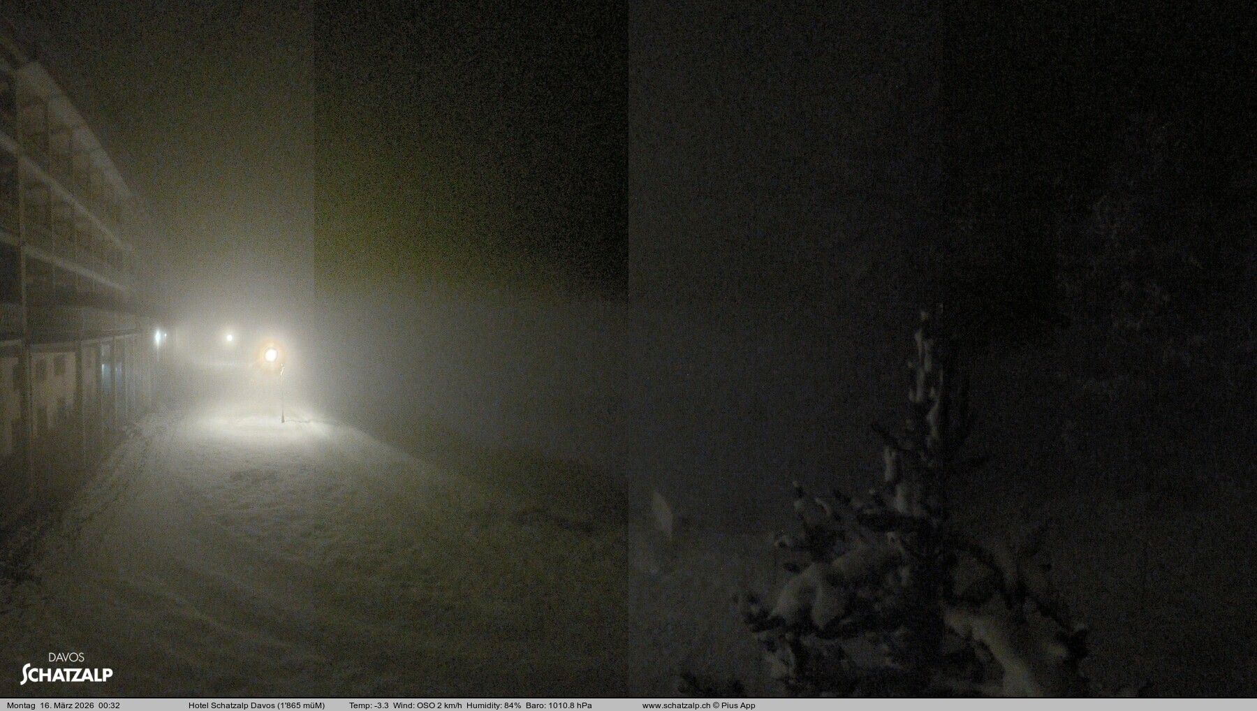 Archiv Foto Webcam Hotel Schatzalp, Davos