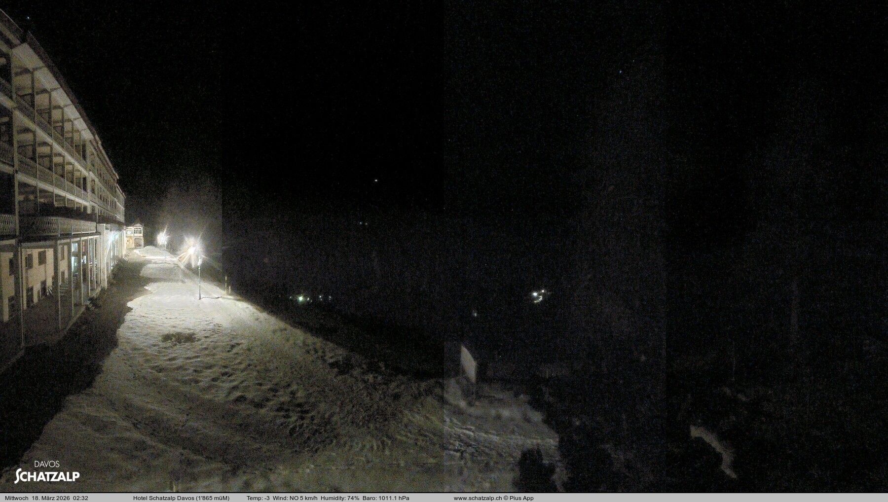 Archiv Foto Webcam Hotel Schatzalp, Davos