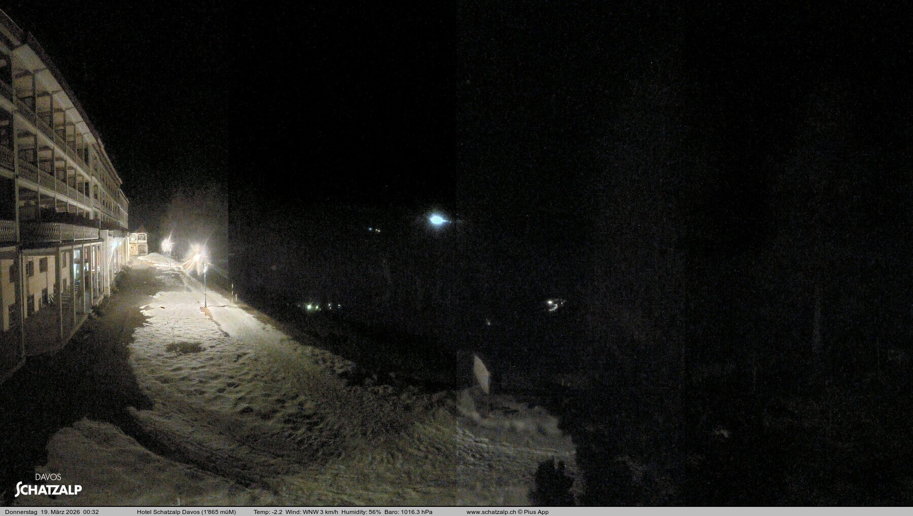 Archiv Foto Webcam Hotel Schatzalp, Davos