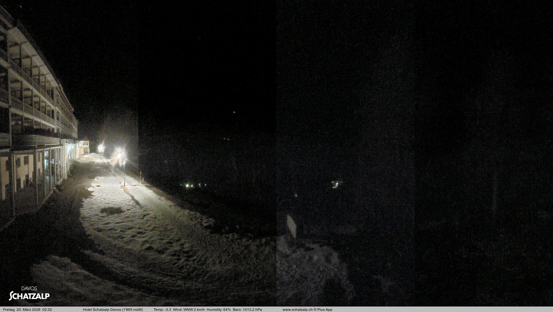 Archiv Foto Webcam Hotel Schatzalp, Davos