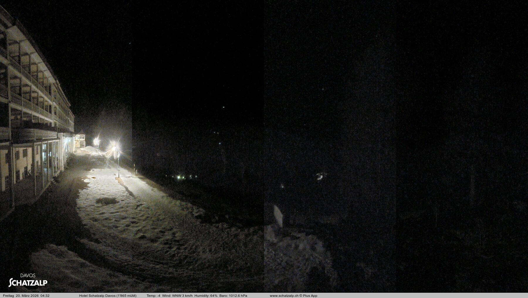 Archiv Foto Webcam Hotel Schatzalp, Davos