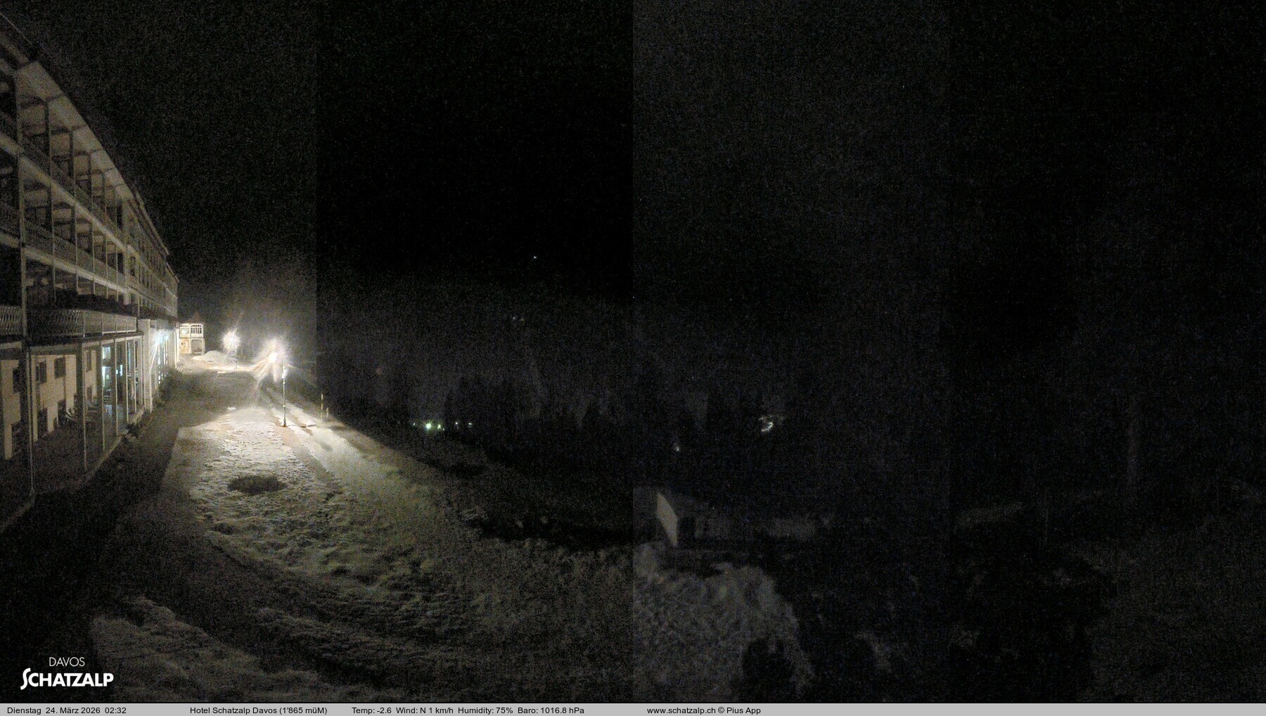 Archiv Foto Webcam Hotel Schatzalp, Davos