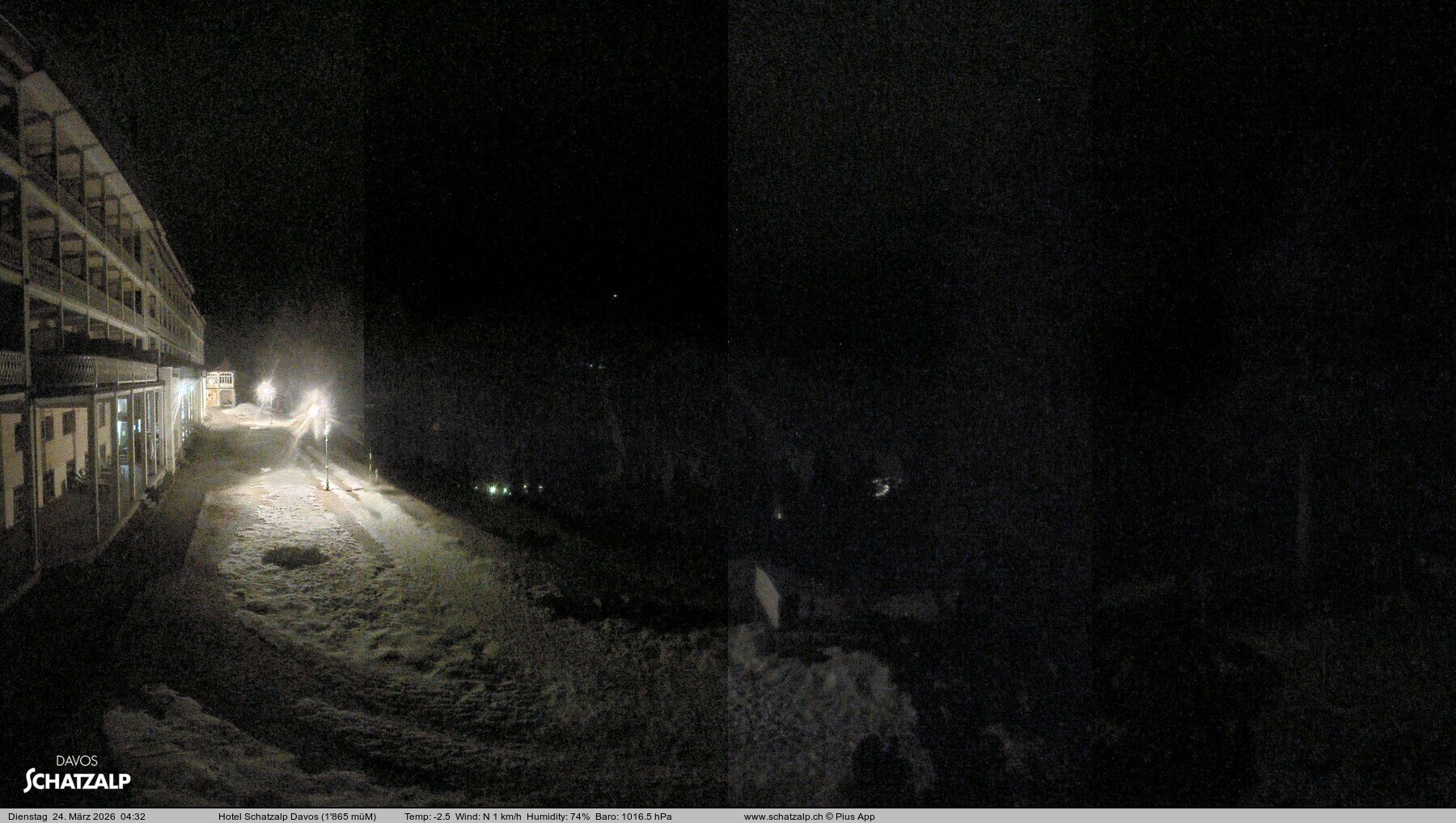 Archiv Foto Webcam Hotel Schatzalp, Davos