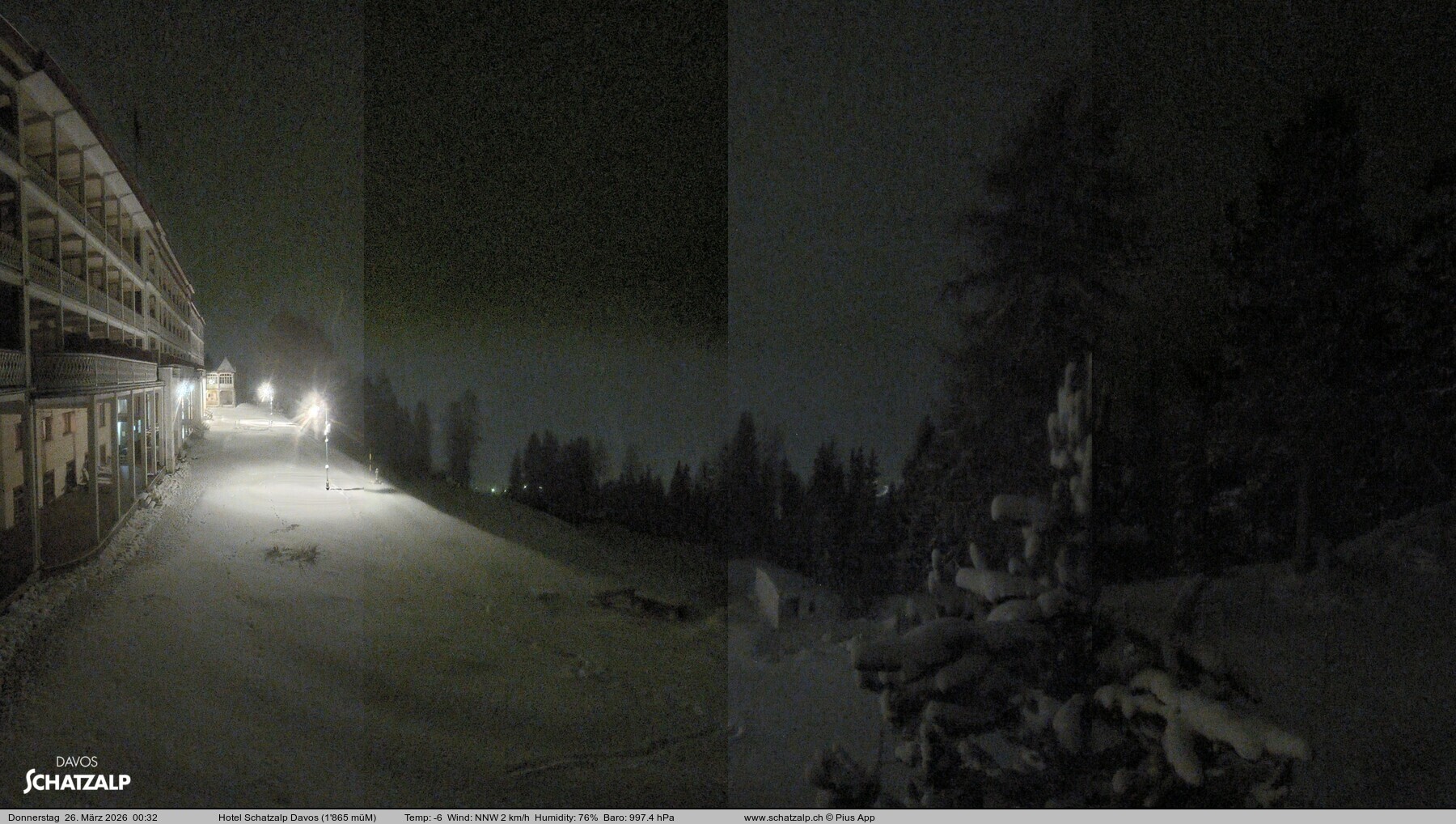 Archiv Foto Webcam Hotel Schatzalp, Davos