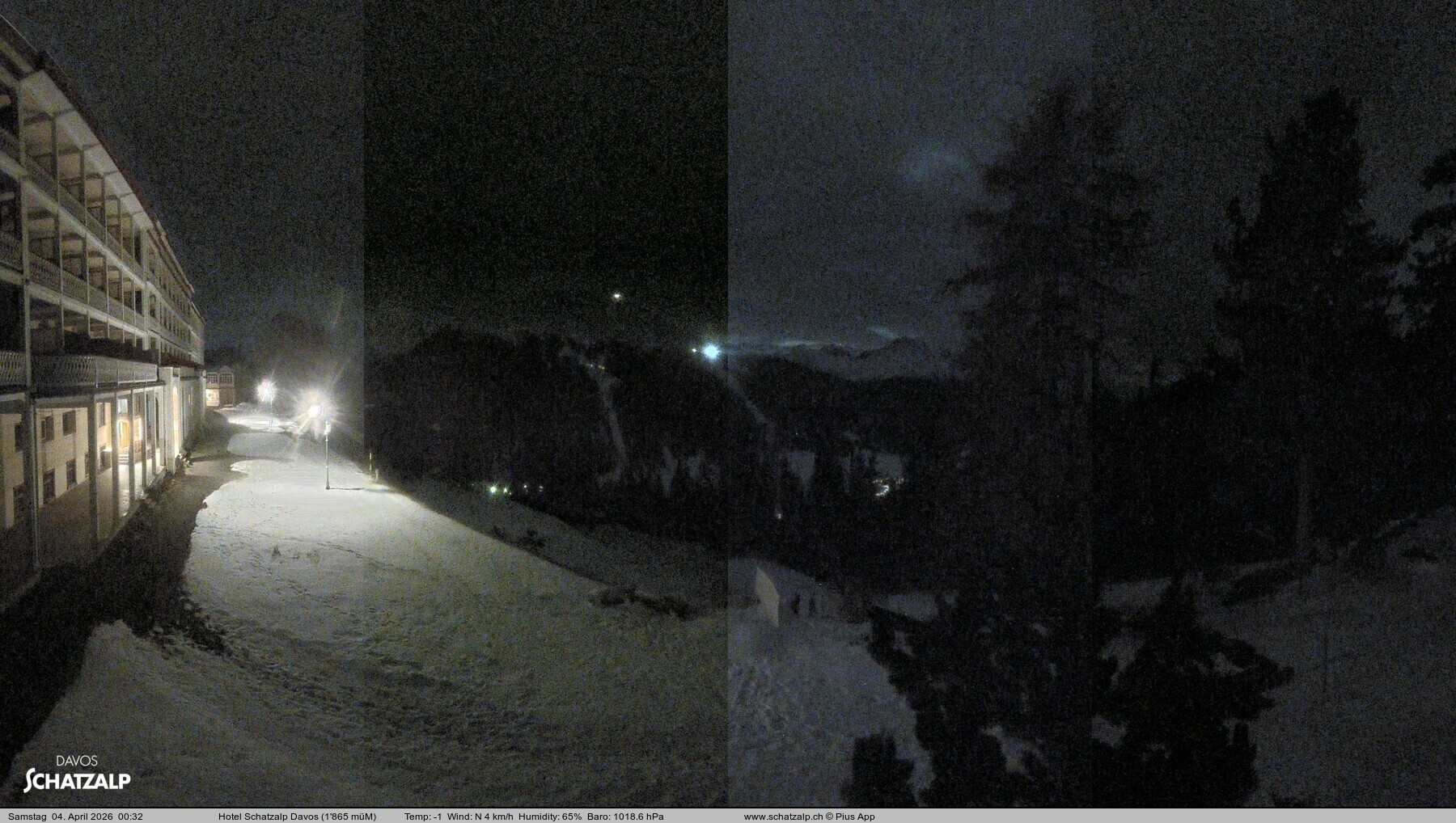 Archiv Foto Webcam Hotel Schatzalp, Davos